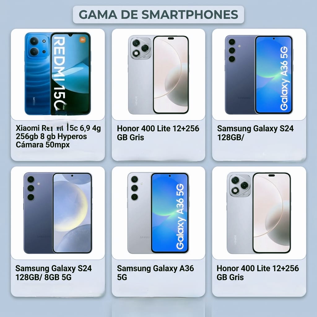 Smartphones y celulares — Alfotech