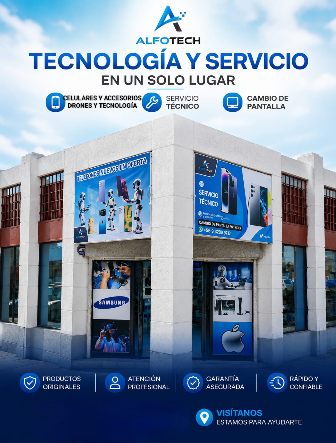 Exterior de local Alfotech